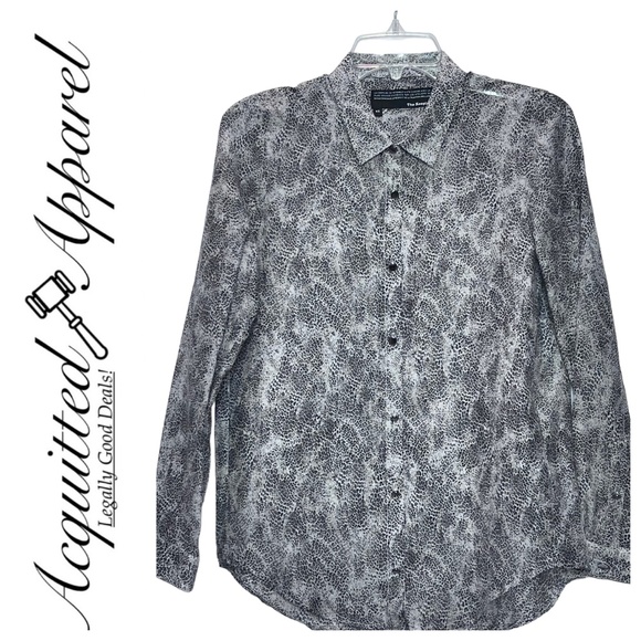 The Kooples Silk Button Up Long sleeve Lightweight Blouse - Picture 1 of 10